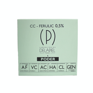 DELAPIEL PODER Ácido Ferúlico 0,5% + Vitamina C 15 Ampollas